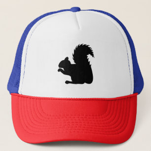 Squirrel Silhouette Trucker Pet