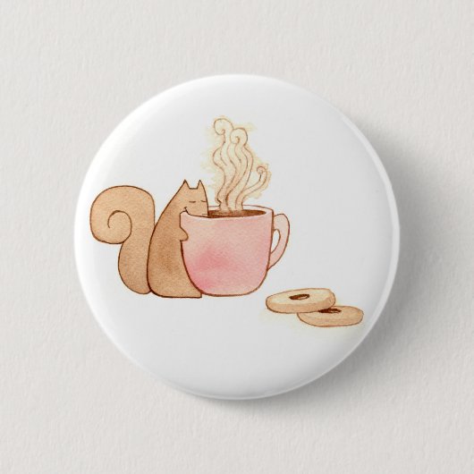 Squirrel Snack Button (Voorkant)