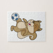 Squirrel Soccer player Soccer Legpuzzel (Horizontaal)