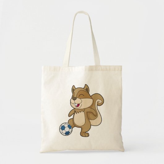 Squirrel Soccer player Soccer Tote Bag (Voorkant)