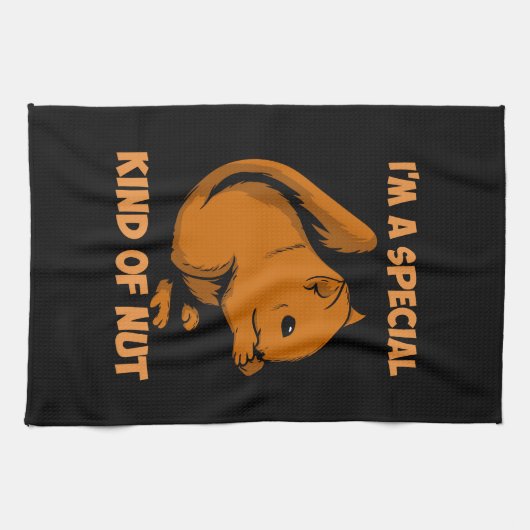 Squirrel - Special Kind Of Nut Theedoek (Horizontaal)