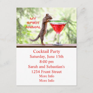 Squirrel Spirit Animal Kaart