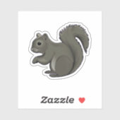 Squirrel Squirrel Whisperer Lover Retro Graphic. P Sticker (Vel)