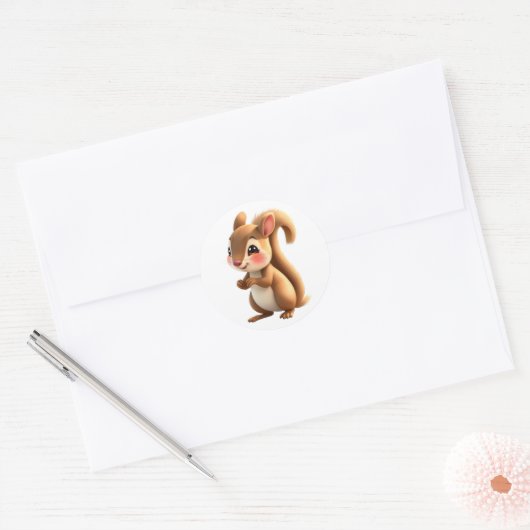 Squirrel Stickers (Envelop)