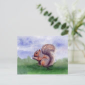 Squirrel Study Briefkaart (Staand voorkant)