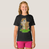 Squirrel Tennis racket T-shirt (Voorkant volledig)