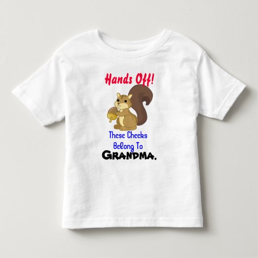 Squirrel Toddler T Shirt (Voorkant)
