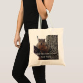 Squirrel tote bag grocery carry all (Voorkant (product))