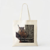 Squirrel tote bag grocery carry all (Voorkant)