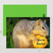 Squirrel_ Uitnodiging (Voorkant / Achterkant)