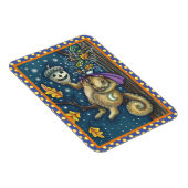 SQUIRREL VAN SLAAPHOLLOW & ACORN, FUNNY HALLOWEEN MAGNEET (Rechterzijde)