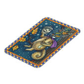 SQUIRREL VAN SLAAPHOLLOW & ACORN, FUNNY HALLOWEEN MAGNEET (Linkerzijde)