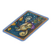 SQUIRREL VAN SLAAPHOLLOW & ACORN, FUNNY HALLOWEEN MAGNEET (Linkerzijde)