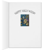 SQUIRREL VAN SLAAPHOLLOW, FUNNY HALLOWEEN-KAART (Binnen (Rechts))
