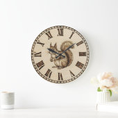 Squirrel Wall Clock Grote Klok (Huis)