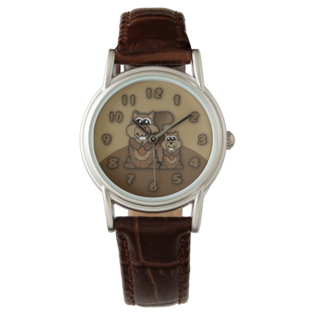 Squirrel Watch Horloge (Voorkant)