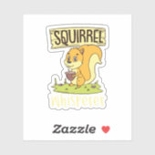 Squirrel Whisperer Animal Lover Rodent Animal Love Sticker (Vel)