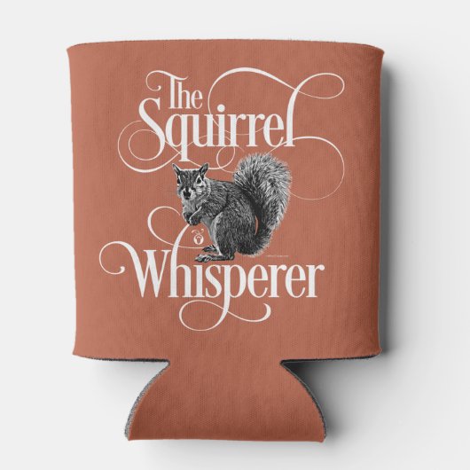 Squirrel Whisperer - grappige eekhoorn Blikjeskoeler (Achterkant)