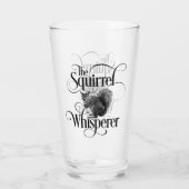 Squirrel Whisperer - grappige eekhoorn Glas (Achterkant)