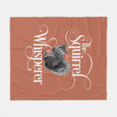 Squirrel Whisperer - grappige eekhoorntenomver Fle Fleece Deken (Voorkant (Horizontaal))