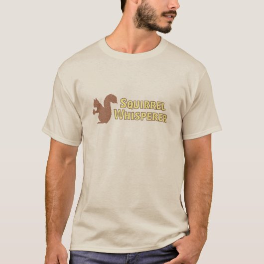 Squirrel Whisperer T-shirt voor mannen (Voorkant)