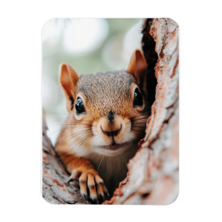 Squirrel Wild Animal Loving Portrait  Magneet