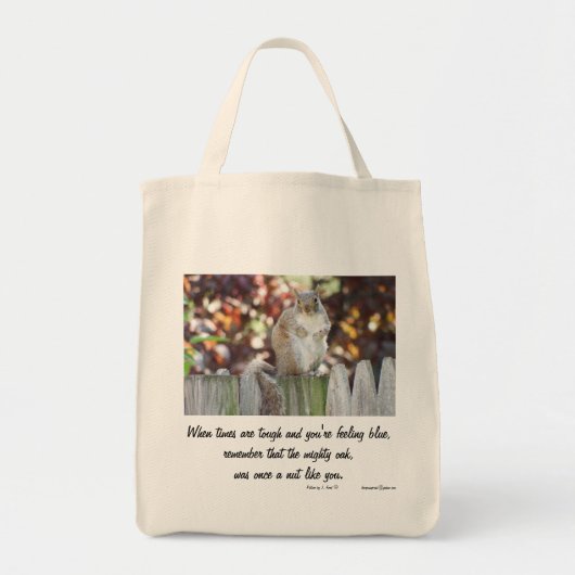 SQUIRREL WISDOM TOTE BAG (Voorkant)