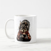 Squirrel With Gles Christmas Lights Funny Coffee W Koffiemok (Links)