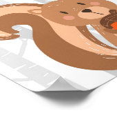 Squirrel Woodland Animal Nursery Wall Art Print (Hoek)