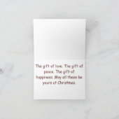 SquirrelChristmas Feestdagen Kaart (Binnen)