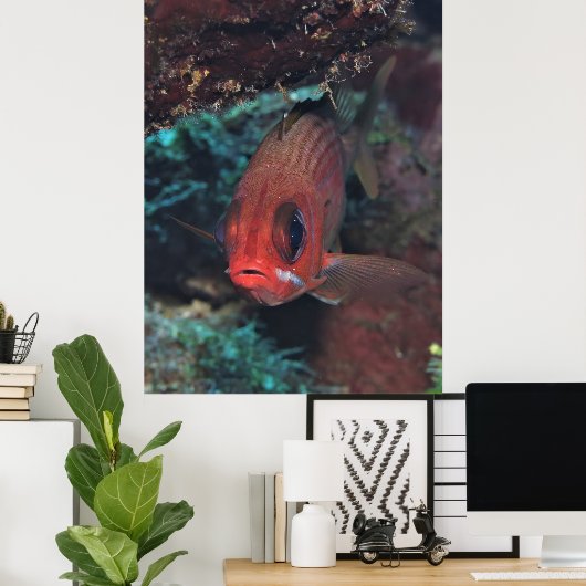 Squirrelfish Portret Poster (Thuiskantoor)
