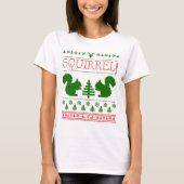 Squirrell Ugly Sweater T-shirt (Voorkant)