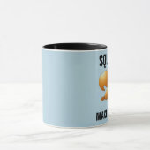 SQUIRRELS MAKEN MIJ HAPPY SQUIRREL COFFEE MOK (Midden)