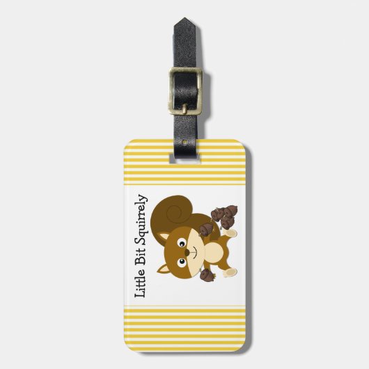 Squirrely Bagagelabel (Voorkant verticaal)