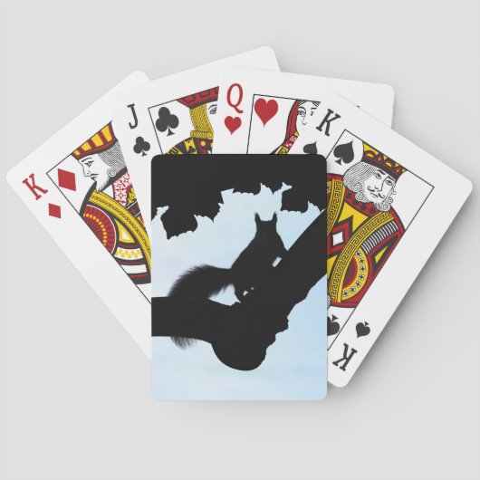 Squirrely Blues Pokerkaarten (Achterkant)