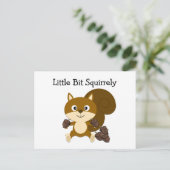 Squirrely Briefkaart (Staand voorkant)