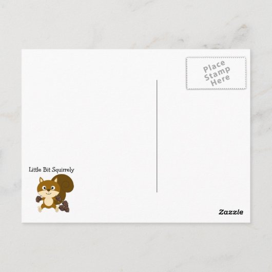 Squirrely Briefkaart (Achterkant)