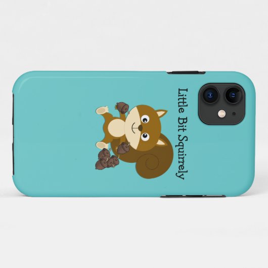 Squirrely Case-Mate iPhone Case (Achterkant (horizontaal))