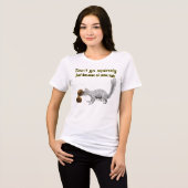 Squirrely Goes Nuts Tri-Blend Shirt (Voorkant volledig)