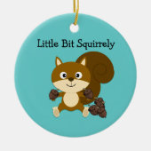 Squirrely Keramisch Ornament (Voorkant)