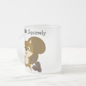 Squirrely Matglas Koffiemok (Voorkant links)