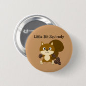 Squirrely Ronde Button 5,7 Cm (Voorkant /achterkant)