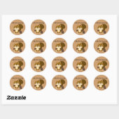 Squirrely Ronde Sticker (Vel)