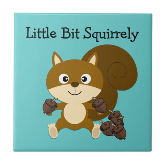 Squirrely Tegeltje (Voorkant)