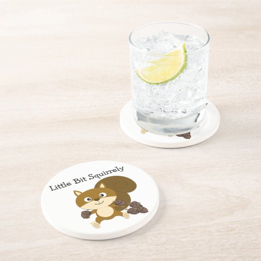 Squirrely Zandsteen Onderzetter (Zijkant)