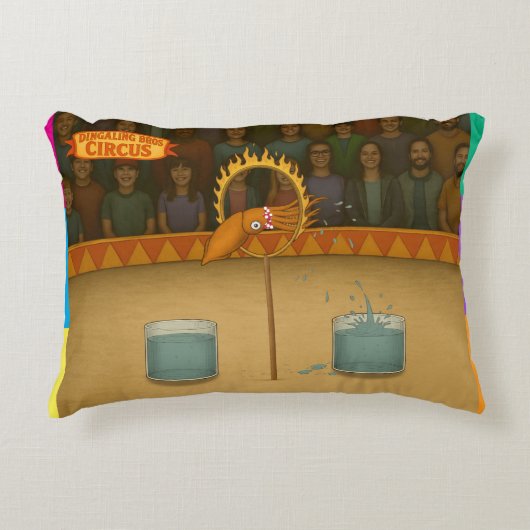 Squirty squid accent kussen (Voorkant)