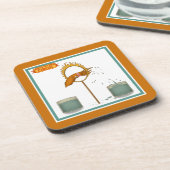 Squirty squid bier onderzetter (Linkerzijde)