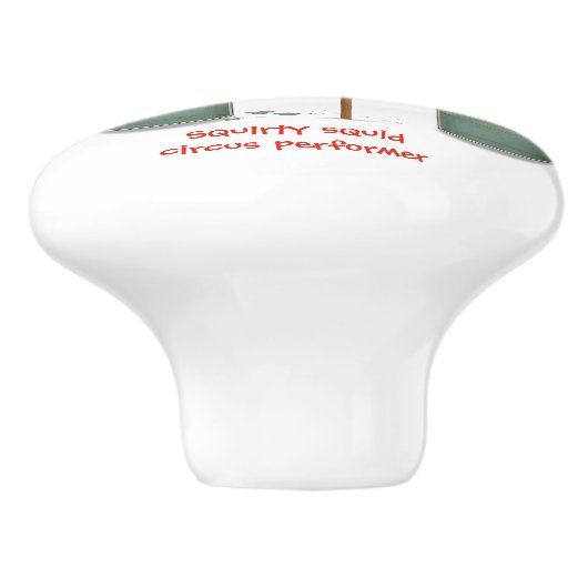 Squirty squid keramische knop (Zijkant)