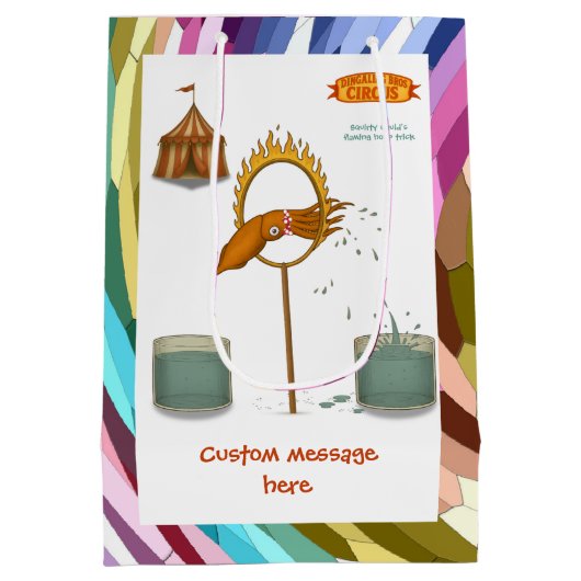 Squirty squid medium cadeauzakje (Achterkant)