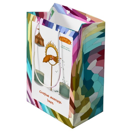 Squirty squid medium cadeauzakje (Achterkant Gekanteld)